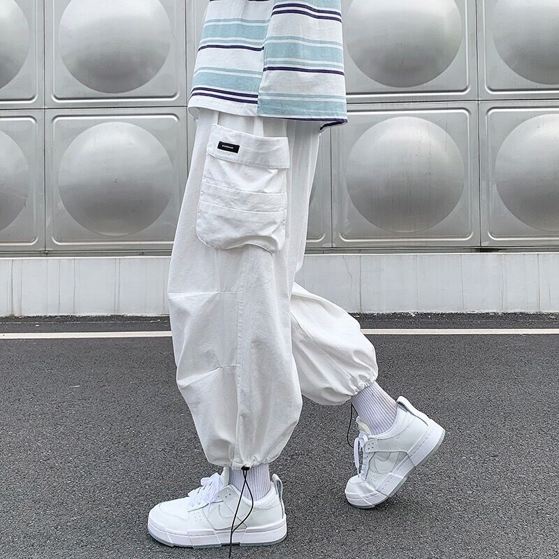Summer Vibes Clothing Men - 남성 블루머 루즈 카고 팬츠 일본