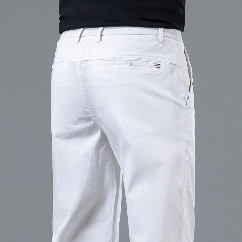 Summer Clothing Brands Men - 여름 남성용 가벼운 핏 스트레이트 화이트