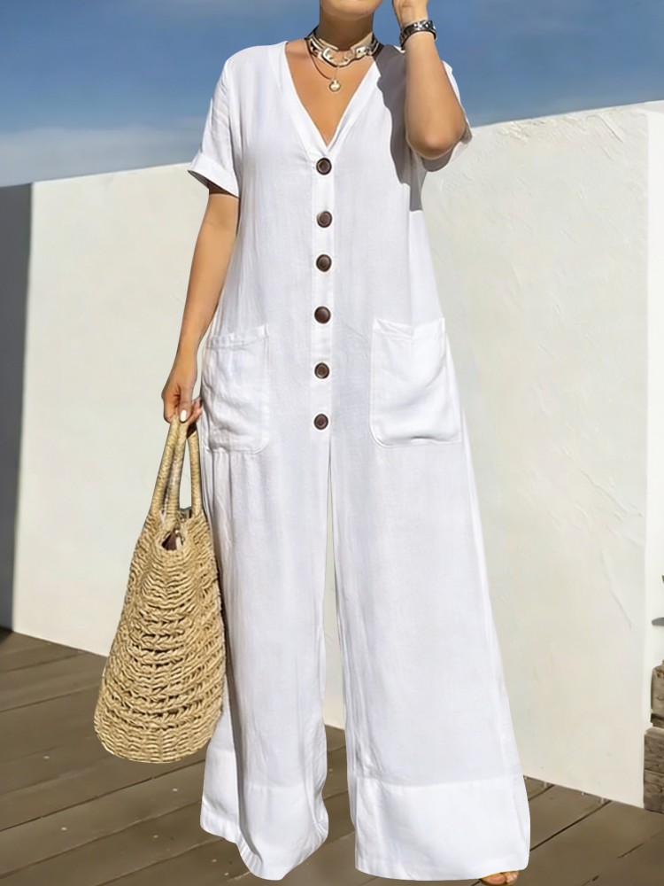 Summer Clothing Clearance - 플러스 사이즈 여성 의류 점프수트 여름옷