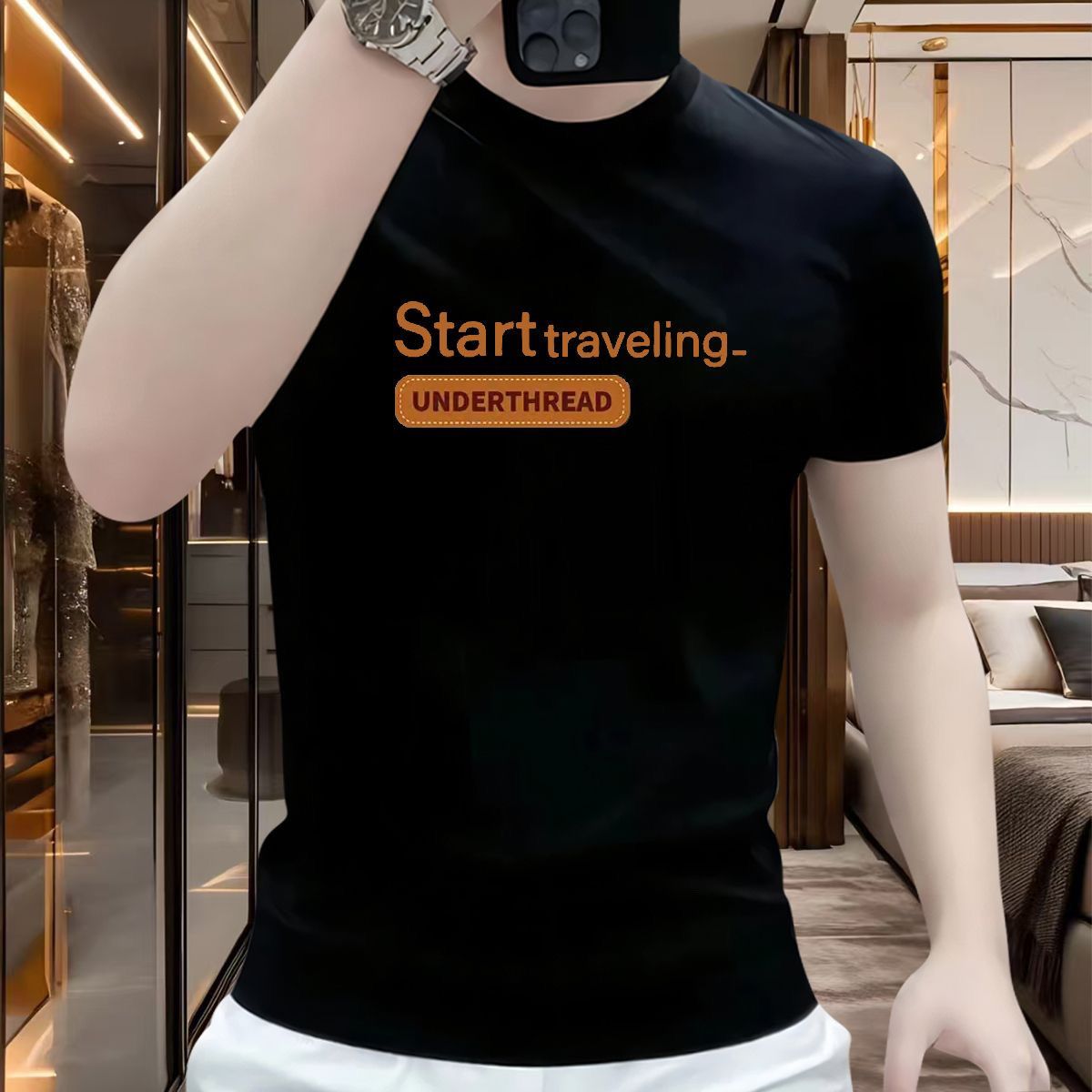 Summer 2025 Clothing Essentials - 2025 신상 남성 여름 반팔 티셔츠,