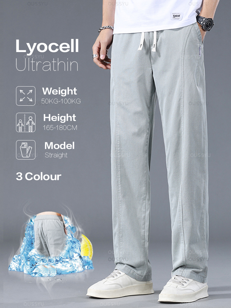 Summer Clothing Brands Men - OUSSYU 브랜드 의류, 고품질 소프트 리오셀