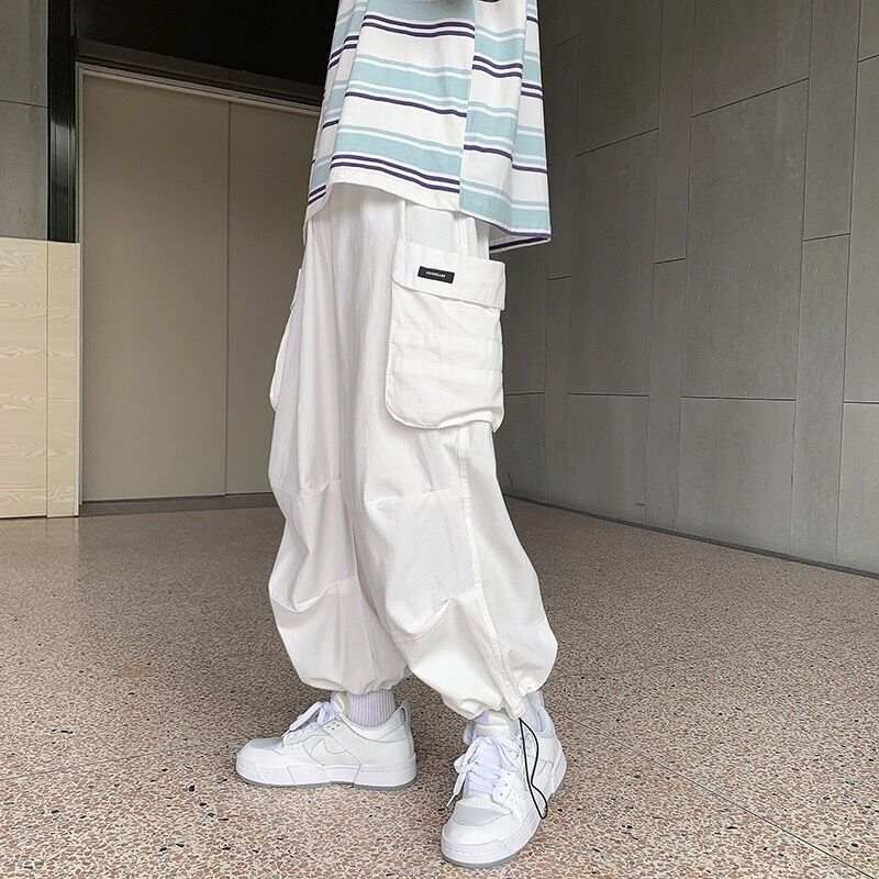 남성 블루머 루즈 카고 팬츠 일본 하라주쿠 배기 스타일 - Summer Vibes Clothing Men 리뷰 및 가격