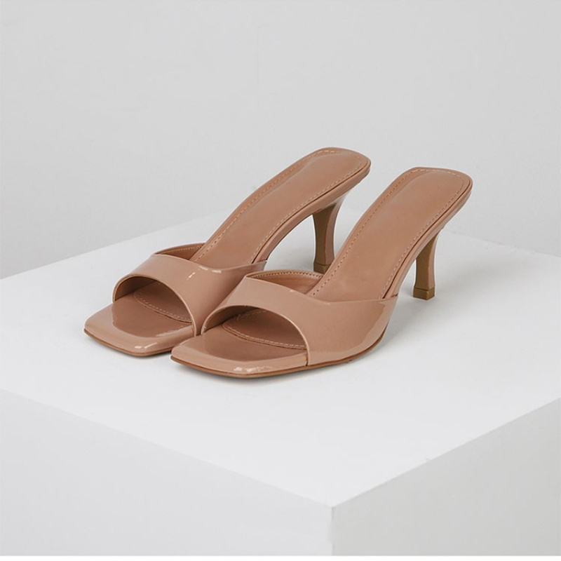 새로운 여름 여성 슬리퍼 고급스러운 오픈 토 하이힐 샌 - Summer Clothing Modest 리뷰 및 가격