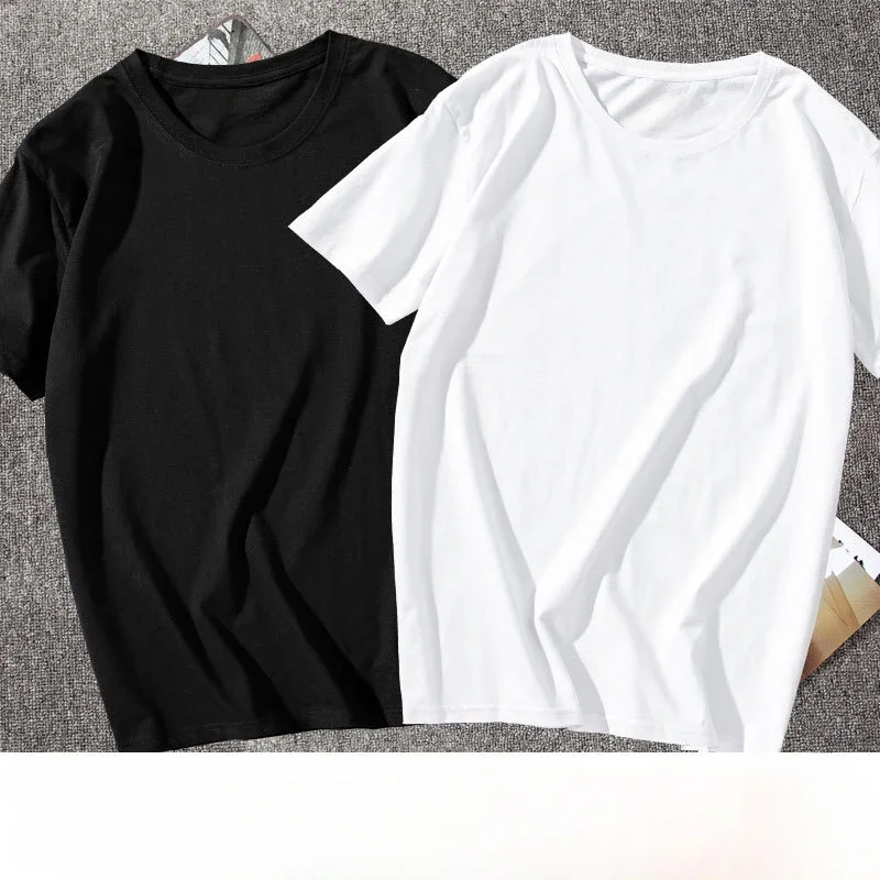 180 그램 코튼 솔리드 티셔츠 남성 짧은 소매 패션  - Summer Clothing Brands For Women 리뷰 및 가격