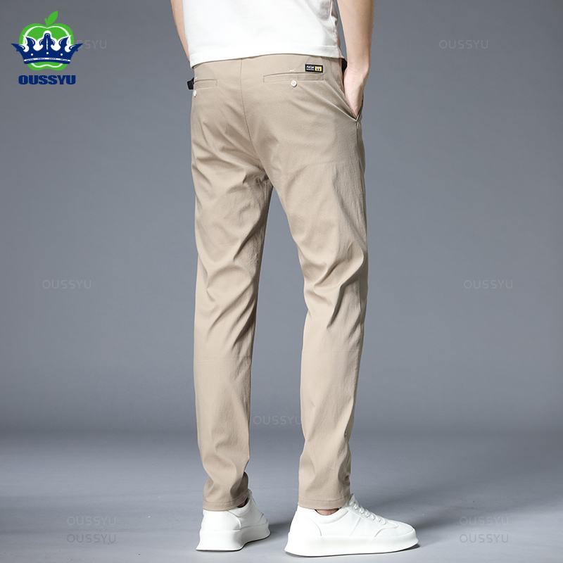 브랜드 의류 여름 캐주얼 바지 남성 얇은 스트레치 슬림 - Summer Clothing Brands Men 리뷰 및 가격