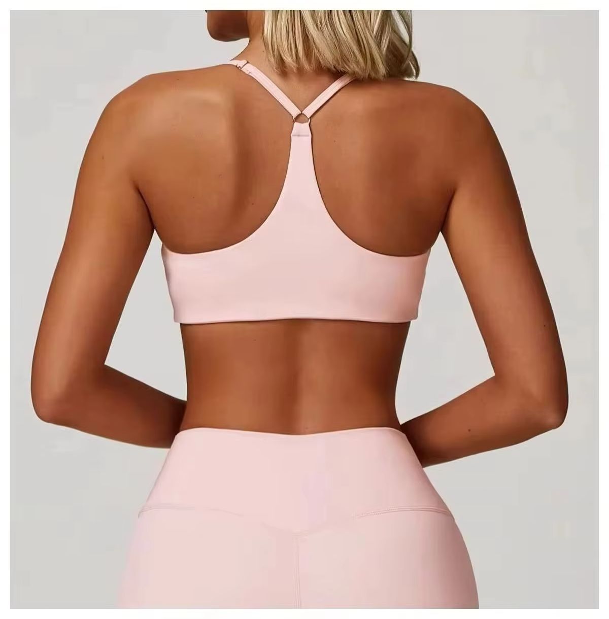 여름 섹시 스크런치 스포츠 브라 짐 탑 여성 러닝 백  - Summer Yoga Clothing 리뷰 및 가격