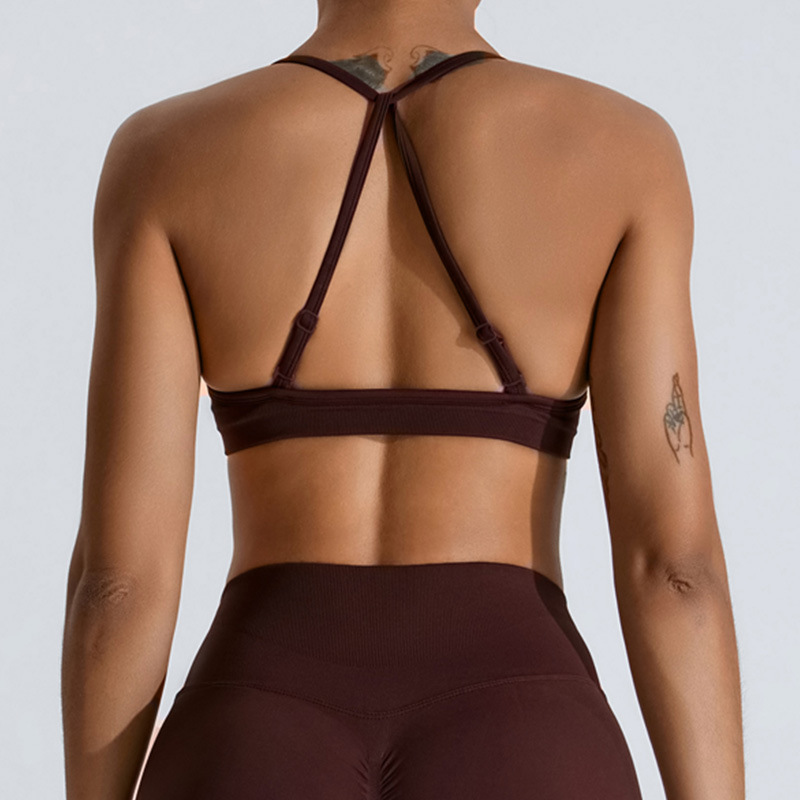 여름 섹시 스크런치 스포츠 브라 짐 탑 여성 러닝 백  - Summer Yoga Clothing 리뷰 및 가격