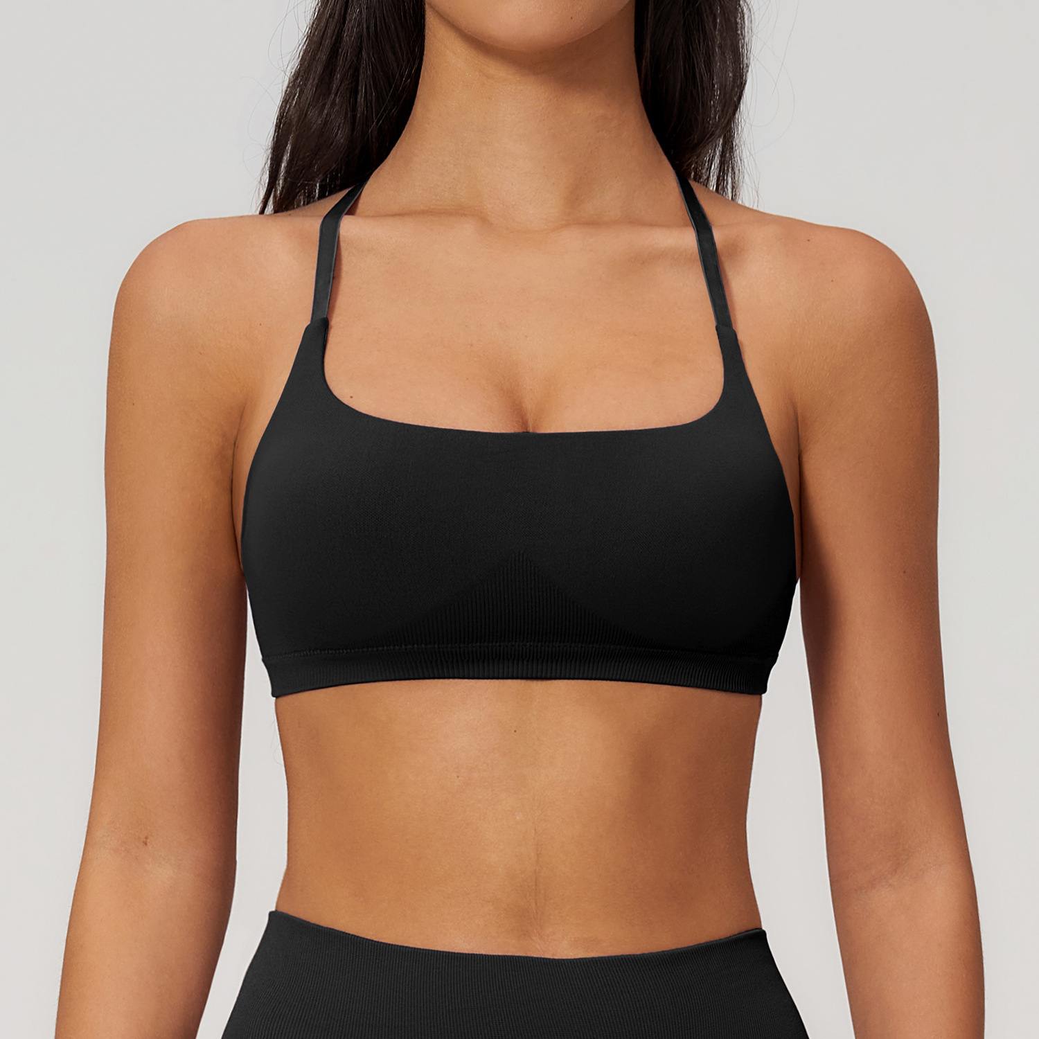여름 섹시 스크런치 스포츠 브라 짐 탑 여성 러닝 백  - Summer Yoga Clothing 리뷰 및 가격