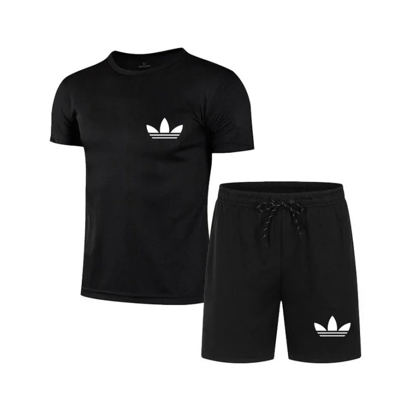 여름 신작 남성 브랜드 세트 패션 속건성 운동복 반팔  - Summer Clothing Brands Men 리뷰 및 가격