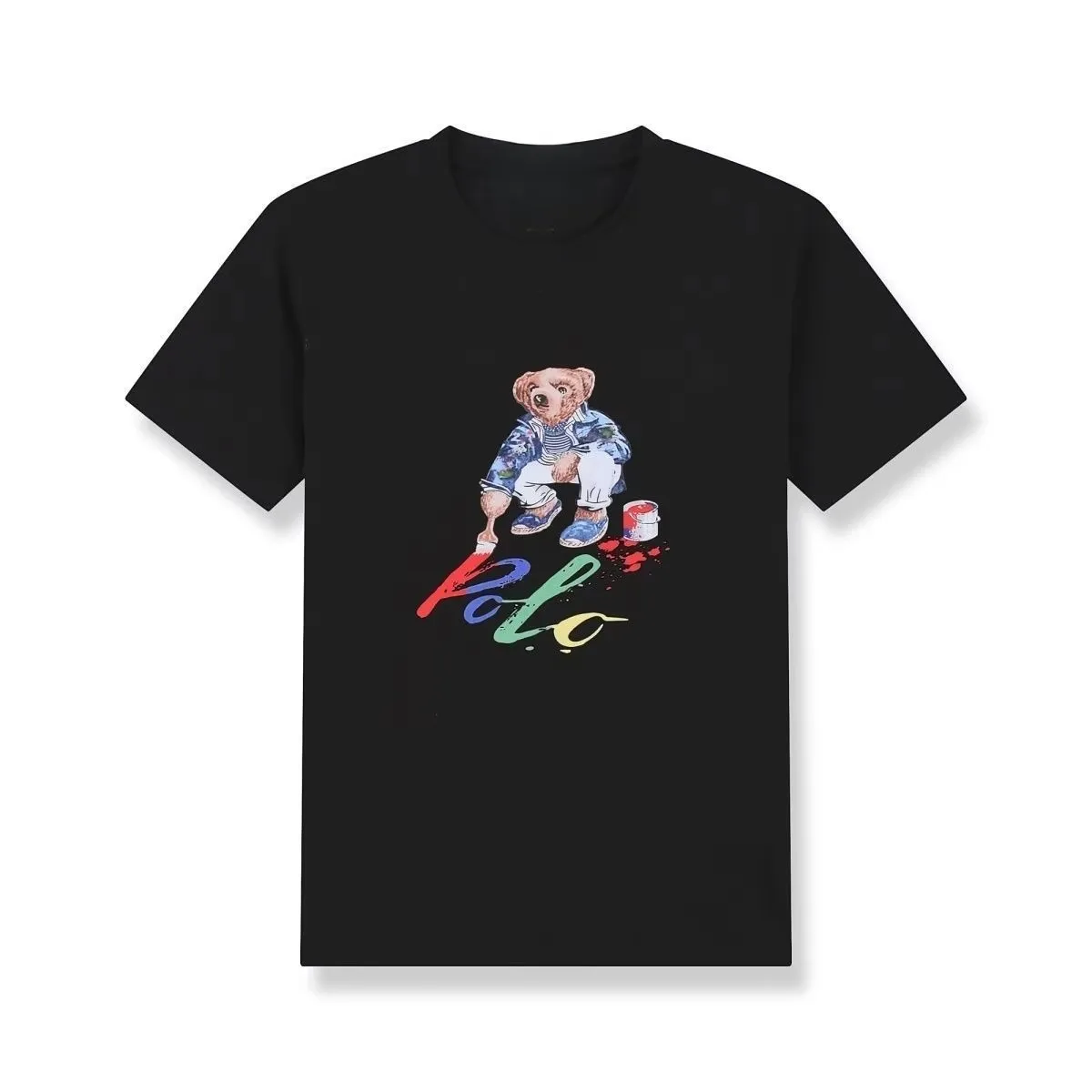 2026 핫세일 명품 브랜드 곰 프린트 티셔츠 남녀공용 - Summer Clothing Brands For Women 리뷰 및 가격